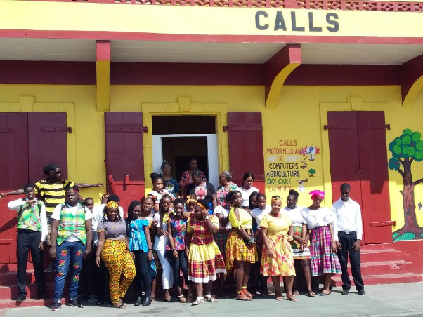 Staff and trainees at CALLS